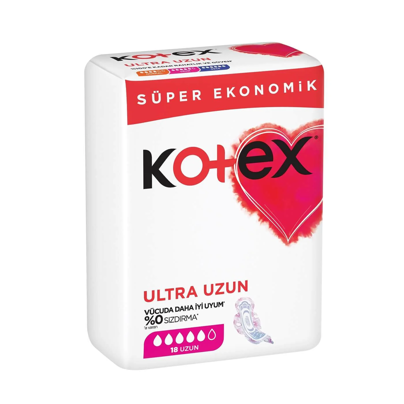 Kotex Ultra Dortlu Uzun 18'li