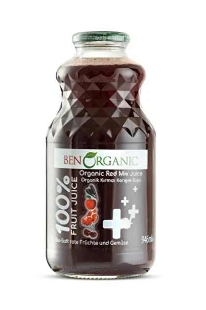 Ben Organıc 946 Ml Kırmızı Meyveler Karısımı