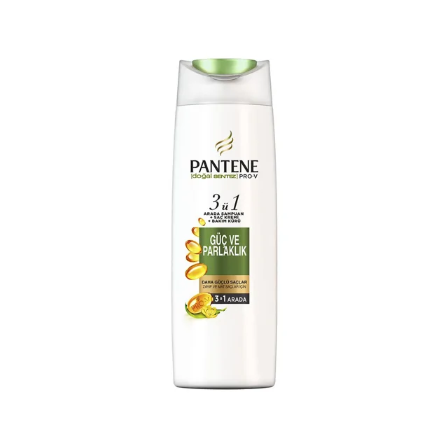 Pantene 3ın1 Şampuan 400 Ml Guc ve Parlaklık