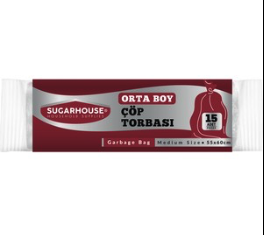 Sugar House Orta Boy Çöp Torbası 15'li